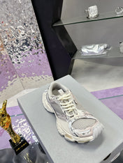 STAPLER SNEAKER IN BEIGE AND GREY POLYURETHANE AND POLYESTER