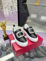 VIV' UP SNEAKERS IN BLACK CALFSKIN