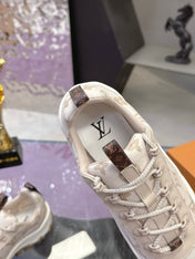 LV 26S RUSH XPLORER SNEAKER IN BEIGE MONOGRAM SUEDE