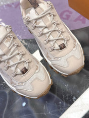 LV 26S RUSH XPLORER SNEAKER IN BEIGE MONOGRAM SUEDE