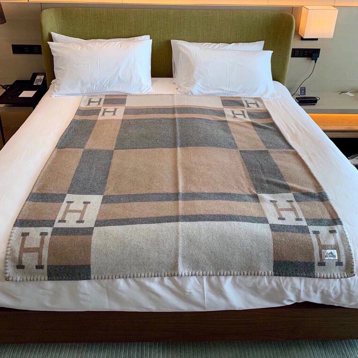 BLANKET 170 CM IN COLORFUL WOOL AND CASHMERE 118342