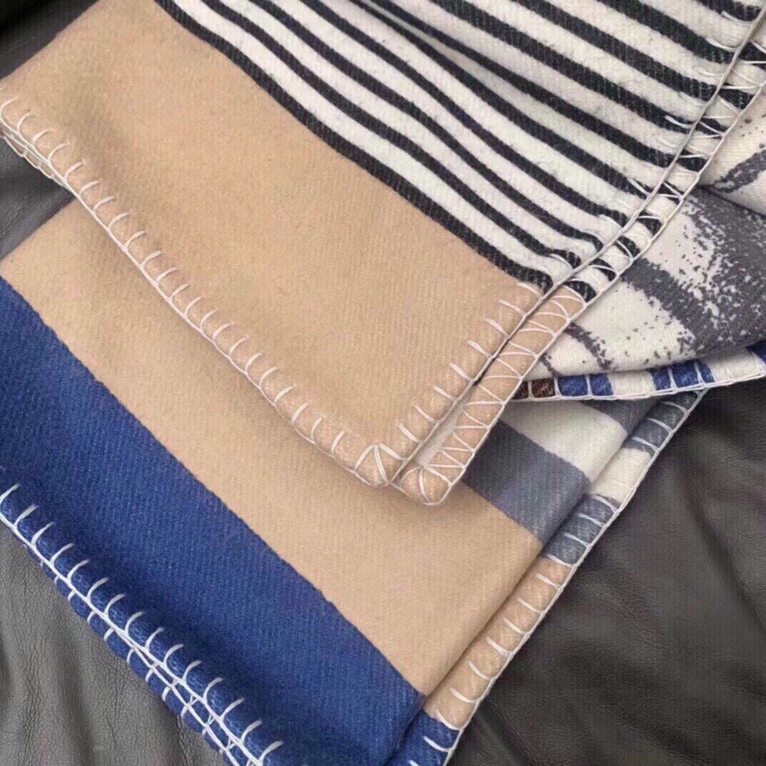 TIGRE BAYADERE BLANKET 170 CM IN COLORFUL CASHMERE 390805