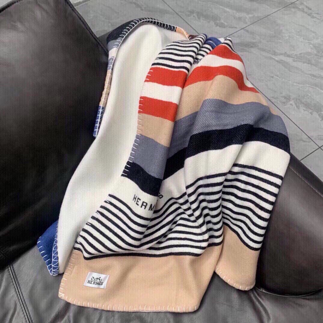 TIGRE BAYADERE BLANKET 170 CM IN COLORFUL CASHMERE 390805