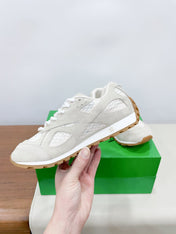 ORBIT SNEAKER IN SEA SALT SUEDE AND TECHNICAL MESH