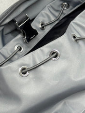 TRIANGLE LOGO BACKPACK 42 IN RHINO GRAY RE-NYLON