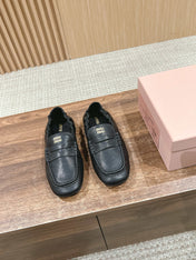 NAPPA LOAFERS IN BLACK LAMBSKIN