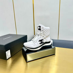 ATHLETIC SHOES IN WHITE CALFSKIN