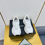 DAD SNEAKER IN WHITE SUEDE AND BREATHABLE MESH