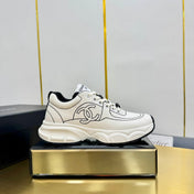 SNEAKER IN WHITE MIX BLACK BREATHABLE FABRIC