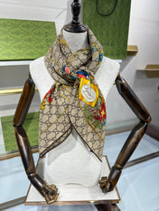 GUCCI 25S SCARF 140 IN CASHMERE 636341