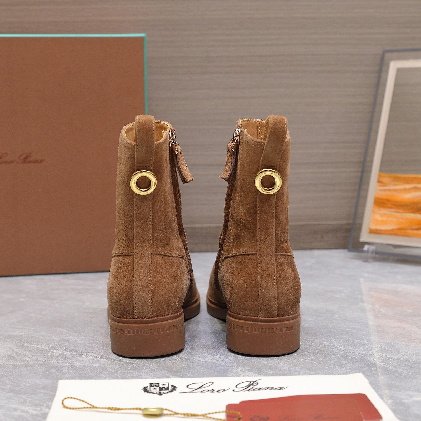 LP 25S KILDA ANKLE BOOT IN BROWN SUEDE