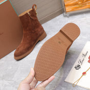 LP 25S KILDA ANKLE BOOT IN CHESTNUT SUEDE