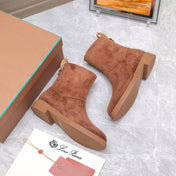 LP 25S KILDA ANKLE BOOT IN CHESTNUT SUEDE