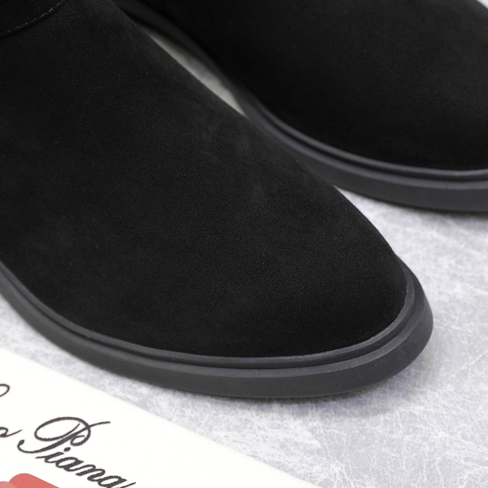 LP 25S KILDA ANKLE BOOT IN BLACK SUEDE