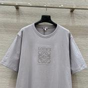 Loewe 25 Relaxed Fit T-shirt Light Grey Cotton