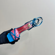 OPYUM HIGH SANDALS IN DUCK BLUEE SILK