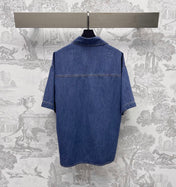 VALENTIN 25S DENIM SHIRT AND SHORTS SET 264676