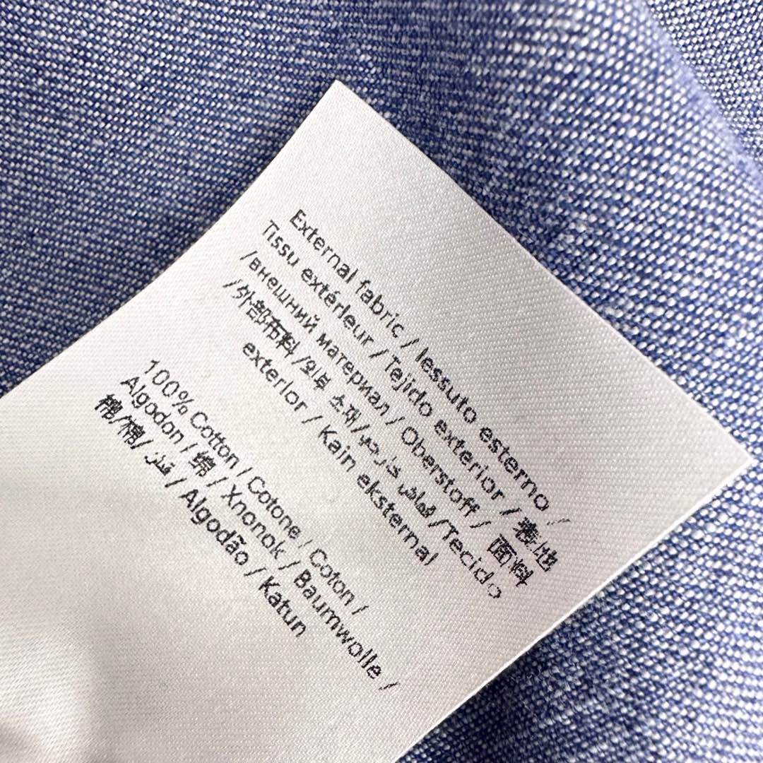 VALENTIN 25S DENIM SHIRT AND SHORTS SET 264676