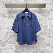 VALENTIN 25S DENIM SHIRT AND SHORTS SET 264676