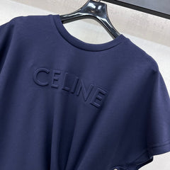 CELINE SHORT SLEEVE LONG DRESS 274432