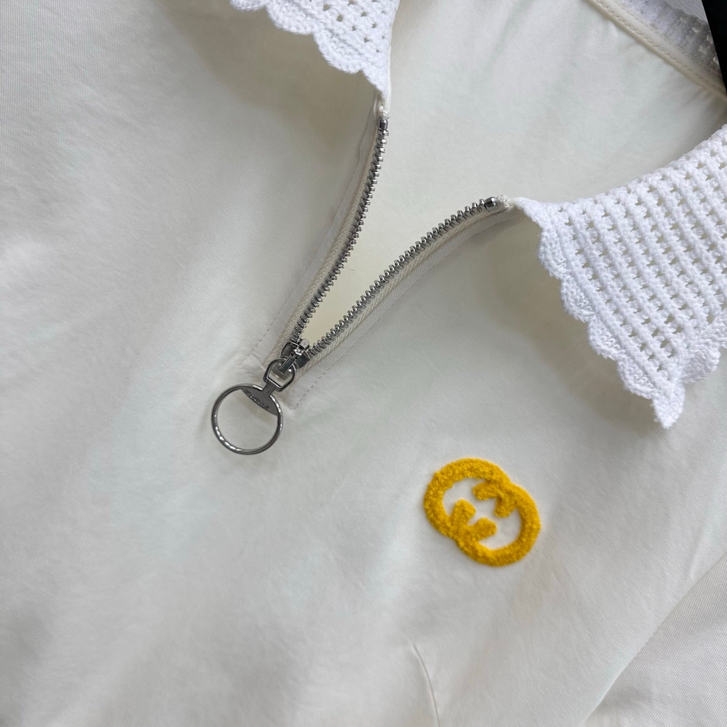 GUCCI 26S SHORT-SLEEVE COLLARED MINI DRESS 481