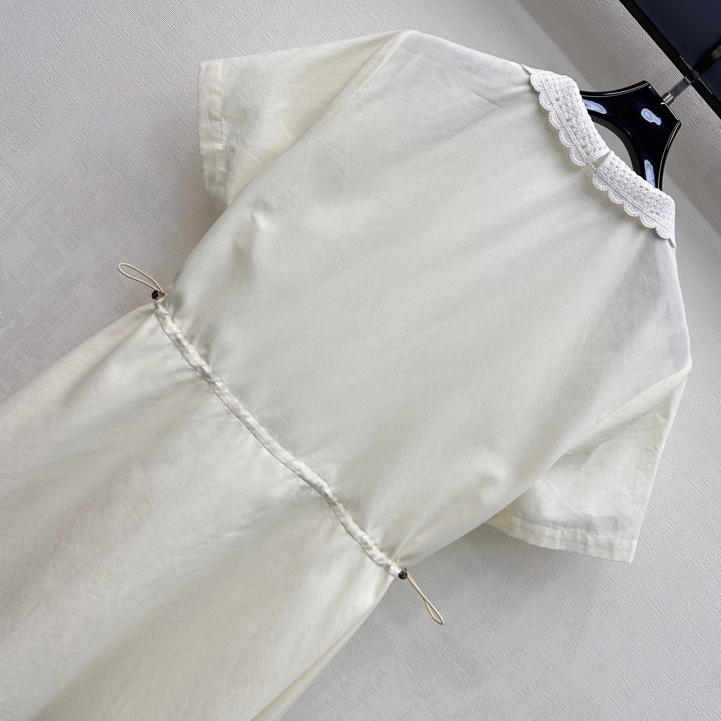 GUCCI 26S SHORT-SLEEVE COLLARED MINI DRESS 481
