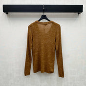 CHANEL 26S LONG-SLEEVE KNIT TOP 1382