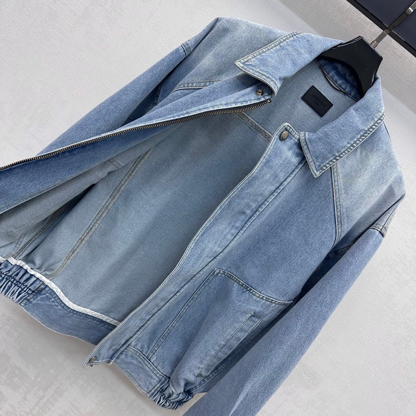 YSL 26S BOMBER DENIM JACKET 475