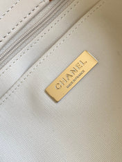 CHANEL 25S SHOPPING BAG 34 IN MULTICOLOR TWEED