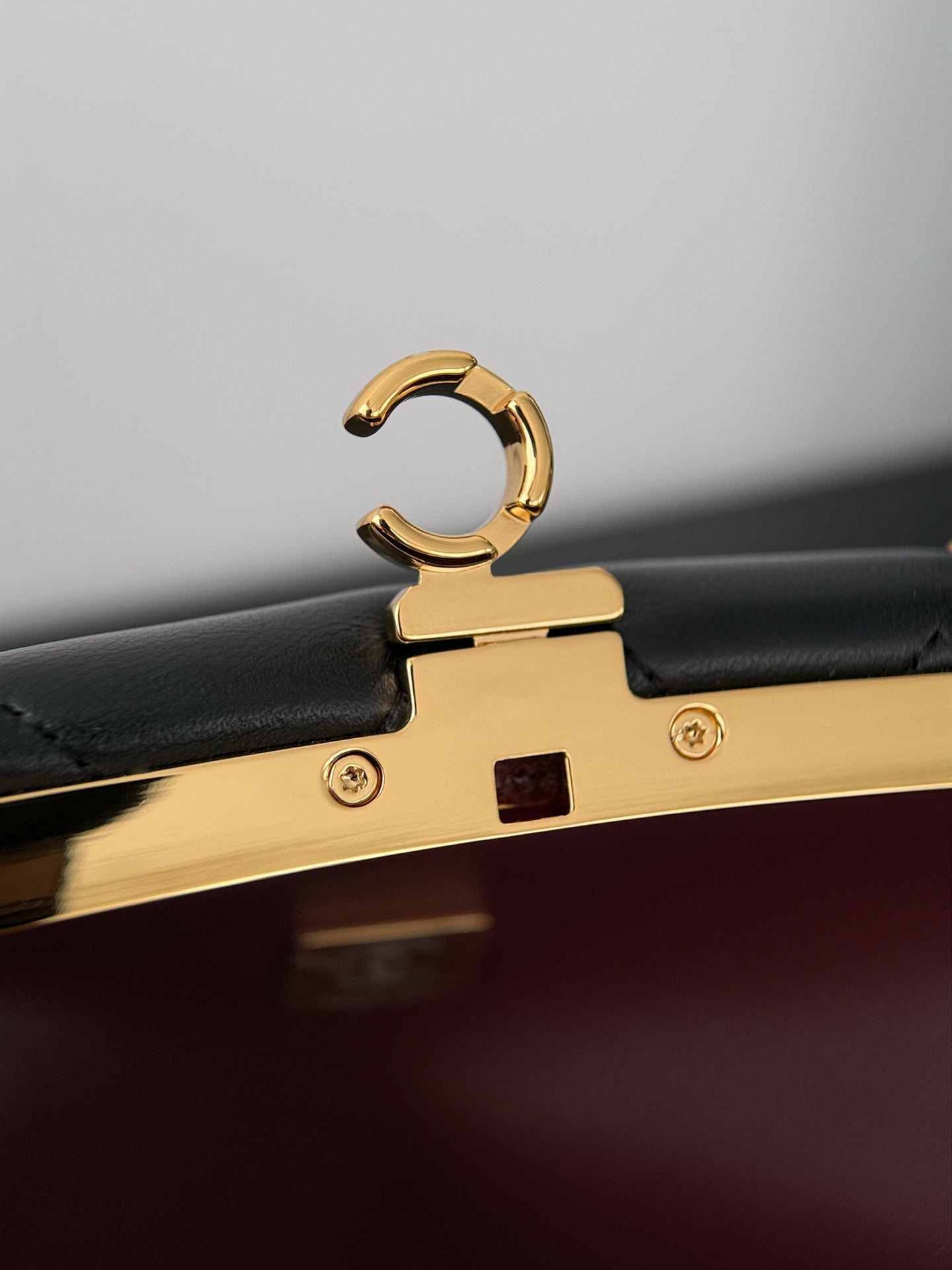 CHANEL 26S SHOULDER BAG 27 IN BLACK LAMBSKIN WITH CHAIN STRAP