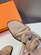 JUNE SANDAL BEIGE CALFSKIN
