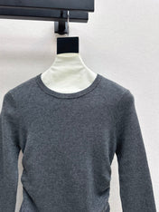 MIUMIU LONG-SLEEVE KNIT TOP STYLE 820