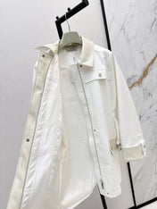 HERMES 25S LONG WINDJACKET 99430