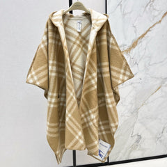 BURBERRY 25S REVERSIBLE CASHMERE CAPE 0045