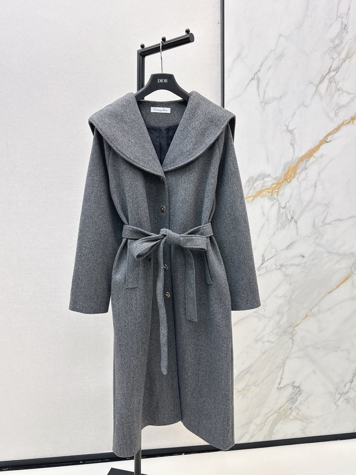 DIOR 25S LONG KNIT COAT 589