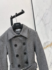 DIOR 25S DOUBLE-BREASTED COLLARED DRESS 590