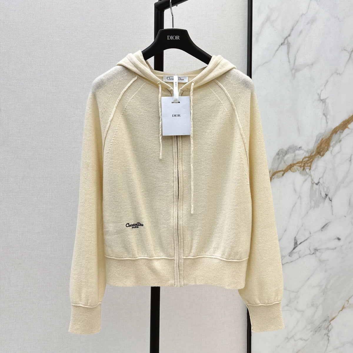 DIOR 25S FLORAL EMBROIDERED HOODIE 572