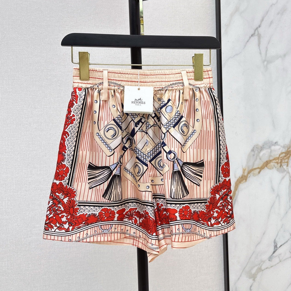 HERMES 25S SILK SHORTS 452