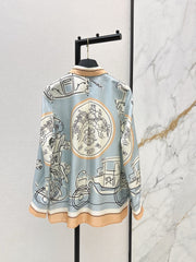 HERMES 25S SILK SHIRT 427