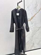 HERMES 26S PRINTED SILK DRESS 786