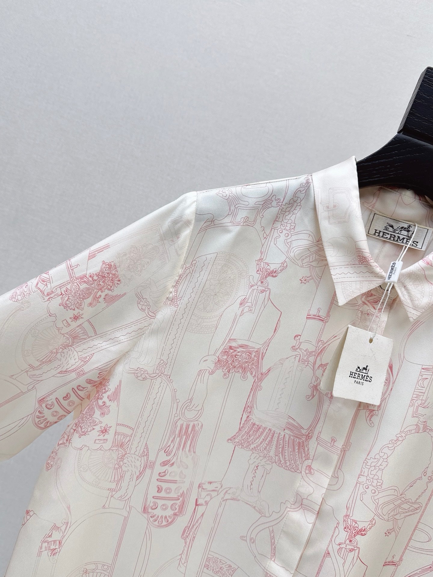 HERMES 26S PRINTED SILK SET 775