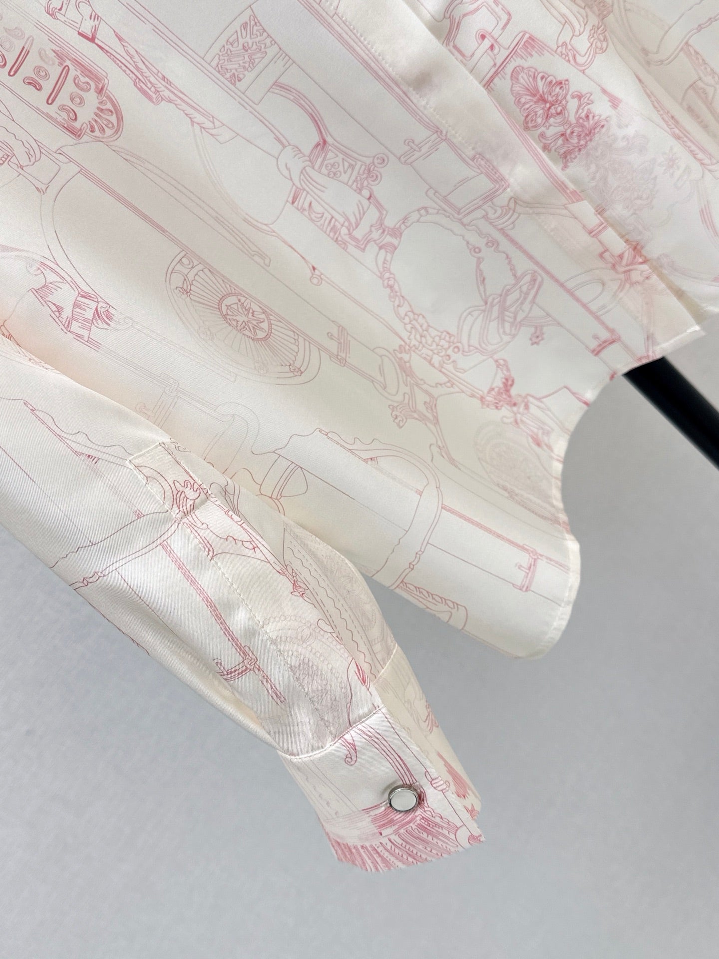 HERMES 26S PRINTED SILK SET 775