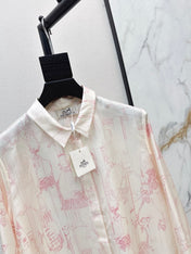 HERMES 26S PRINTED SILK SET 775