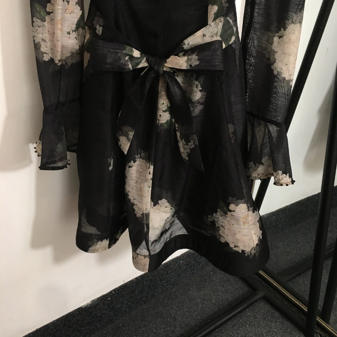 ZIMMERMANN 26S V-NECK MINI DRESS 303