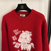 HERMES 25S LONG-SLEEVE SWEATER 465