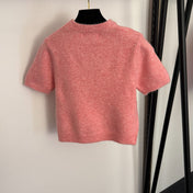 MIUMIU 26S SHORT SLEEVE KNIT TOP 1008