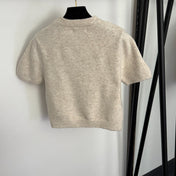 MIUMIU 26S SHORT SLEEVE KNIT TOP 1009