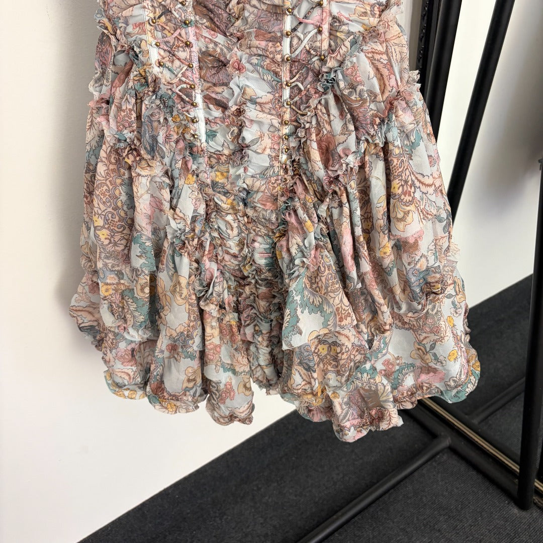 ZIMMERMANN 26S RUCHED MINI DRESS 273
