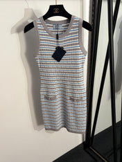 PRADA 26S SLEEVELESS KNIT DRESS STYLE 853
