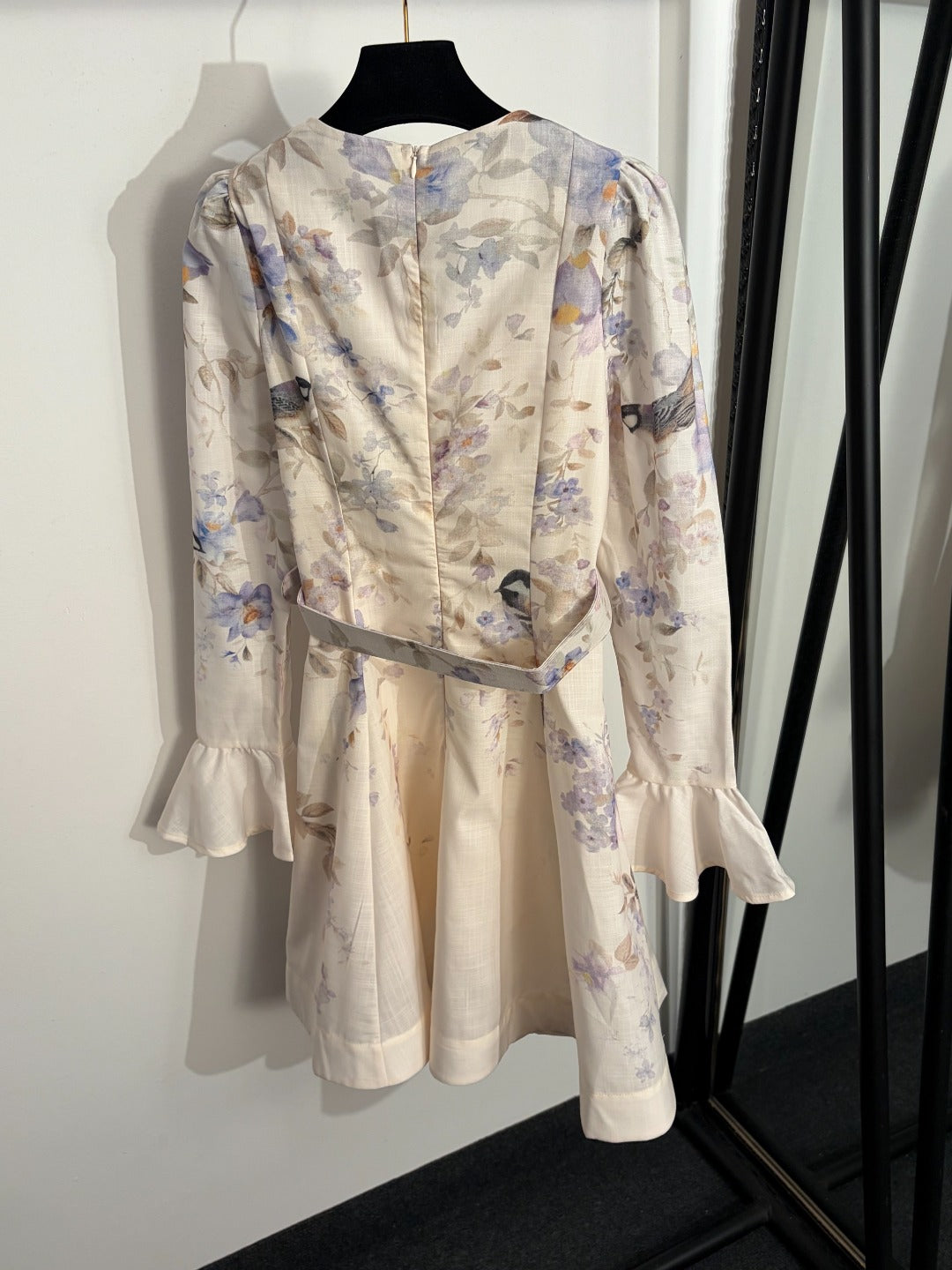 ZIMMERMANN 26S BELTED V-NECK MINI DRESS 270